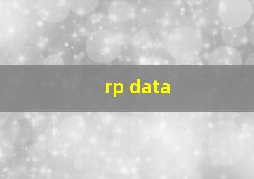 rp data